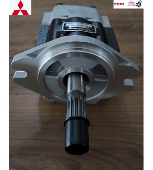 Bơm thủy lực xe nâng Mitsubishi 4 tấn 4.5 tấn 5 tấn, FD40D FD45D FD50D, F19C/ F28B, S6S. Mã P/N 91871-24200